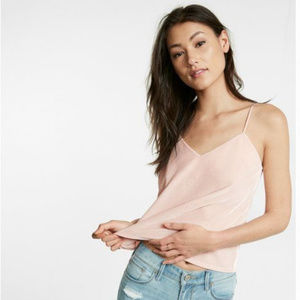 NWT Blush Express Pink Velvet Cami